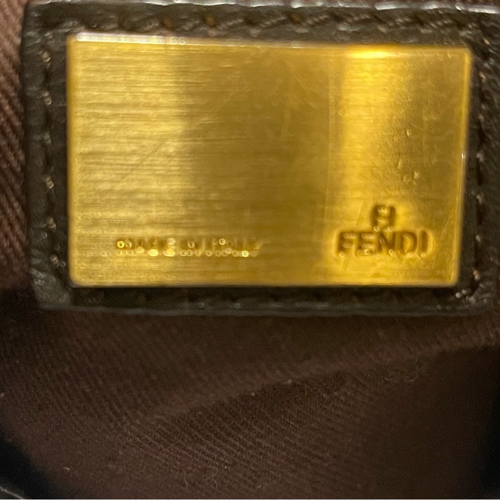 Fendi Leather Handbag. Authentic, Euc - image 2